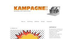 Desktop Screenshot of kampagne20.de